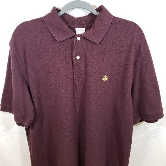 Brooks Brothers Maroon Polo Shirt Golden Fleece L - Picture 8 of 16